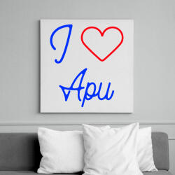 printfashion I love Apu - Vászonkép - Fehér (10540977)