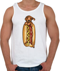 printfashion Hot dog - Férfi atléta - Fehér (13192320)