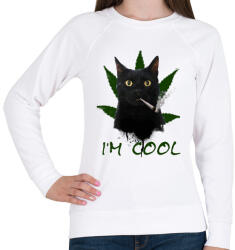 printfashion IM COOL - Női pulóver - Fehér (1749754)
