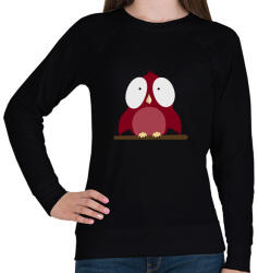 printfashion little red bird - Női pulóver - Fekete (375919)