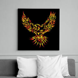 printfashion Tűzmadár - Vászonkép - Fekete (13933680)