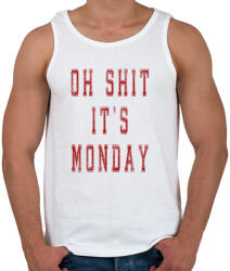 printfashion It's monday. - Férfi atléta - Fehér (282464)
