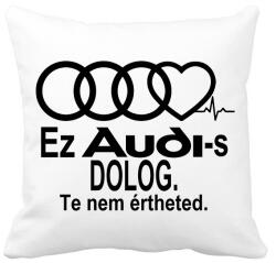printfashion Audi Fanoknak speciálba! - Párnahuzat, Díszpárnahuzat - Fehér (2407789)