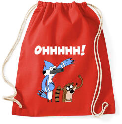 printfashion Mordecai és Rigby - Sportzsák, Tornazsák - Piros (2546570)
