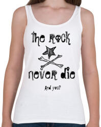printfashion rock never die - Női atléta - Fehér (1523122)