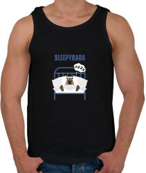 printfashion Sleepybara - Férfi atléta - Fekete (14183521)
