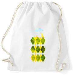 printfashion Elegant forest - Sportzsák, Tornazsák - Fehér (220993)