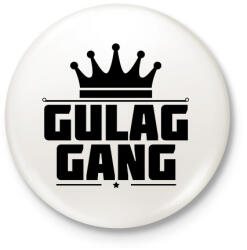 printfashion Gulag Gang - Kitűző, hűtőmágnes - Fehér (3084386)