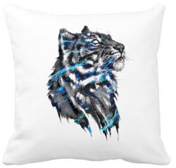 printfashion Tigris - Párnahuzat, Díszpárnahuzat - Fehér (1020300)