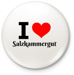 printfashion I love Salzkammergut - Kitűző, hűtőmágnes - Fehér (10653583)