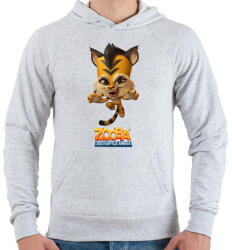 printfashion Zooba - Jade - Férfi kapucnis pulóver - Sport szürke (4603193)