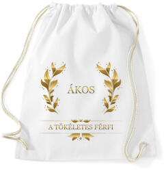 printfashion Ákos - Sportzsák, Tornazsák - Fehér (2812110)