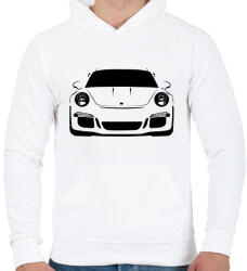 printfashion Porsche 911 - Férfi kapucnis pulóver - Fehér (1754490)