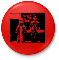 printfashion End of TFW - Kitűző, hűtőmágnes - Piros (3629080)