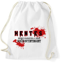 printfashion Hentes - Szörnyeteg - Sportzsák, Tornazsák - Fehér (9391133)