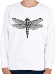 printfashion Szitakötő - Gyerek pulóver - Fehér (9411398)