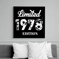 printfashion 1978 - Vászonkép - Fekete (6656852)