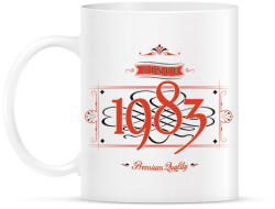 printfashion since-1983-red-black - Bögre - Fehér (790686)