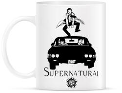 printfashion SUPERNATURAL RAJZ - Bögre - Fehér (16850232)