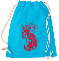 printfashion Senki nem tökéletes - Sportzsák, Tornazsák - Surf blue (140706)