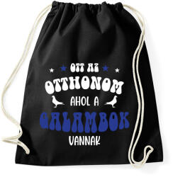 printfashion Ahol galambok vannak - Sportzsák, Tornazsák - Fekete (11674872)
