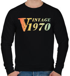 printfashion 1970 - Férfi pulóver - Fekete (12089088)