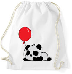 printfashion Panda ünnepel - Sportzsák, Tornazsák - Fehér (12054791)
