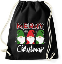 printfashion merry xmas - Sportzsák, Tornazsák - Fekete (15112680)