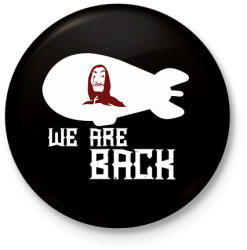 printfashion A nagy pénzrablás - Kitűző, hűtőmágnes - Fekete (3102281)