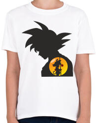 printfashion Goku - Gyerek póló - Fehér (12356895)