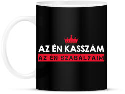 printfashion Az én kasszám - Bögre - Fekete (8805904)