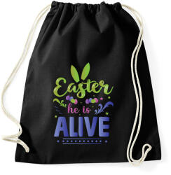 printfashion husvét5 - Sportzsák, Tornazsák - Fekete (6584754)