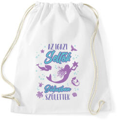 printfashion Az igazi sellő - Hónappal - Sportzsák, Tornazsák - Fehér (13858634)