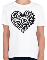 printfashion Maori szív2 - Gyerek póló - Fehér (4984202)