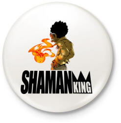printfashion Shaman King - Kitűző, hűtőmágnes - Fehér (3082543)
