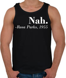 printfashion Nah - Rosa Parks - Férfi atléta - Fekete (8535117)