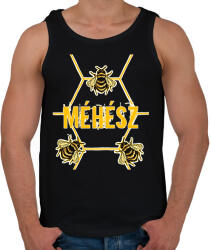 printfashion Méhész - Férfi atléta - Fekete (13598202)