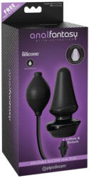 Pipedream Inflatable Silicone Butt Plug Black