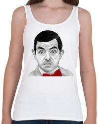 printfashion Mr. Bean - Női atléta - Fehér (1258962)