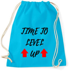 printfashion Itt az idő fejlődni - Sportzsák, Tornazsák - Surf blue (1363650)