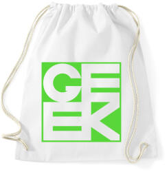 printfashion GEEK - Sportzsák, Tornazsák - Fehér (3901977)