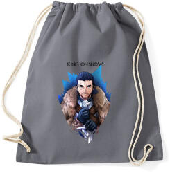 printfashion King Jon Snow - Sportzsák, Tornazsák - Grafitszürke (2393416)