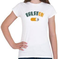 printfashion BalatON - Női póló - Fehér (7346225)