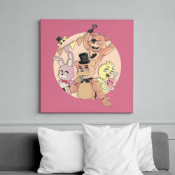 printfashion Fnaf pasztell színek - Vászonkép - Rózsaszín (14441862)