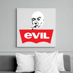 printfashion Evil - Vászonkép - Fehér (6630298)