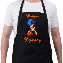 printfashion bűbájos boszorkány - Kötény - Fekete (10481790)