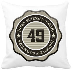printfashion 49 - Párnahuzat, Díszpárnahuzat - Fehér (7218779)