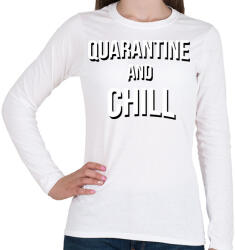printfashion Q&C - Női hosszú ujjú póló - Fehér (2483696)