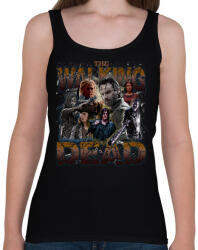 printfashion The Walking Dead vintage - Női atléta - Fekete (14237577)
