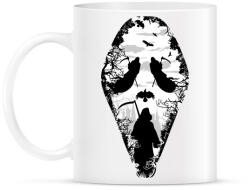 printfashion Kaszás arca - Bögre - Fehér (789677)